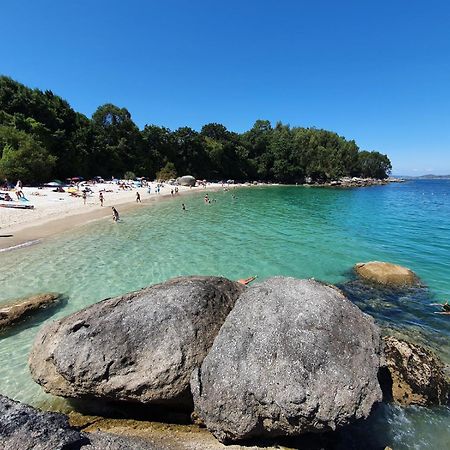 Pura Playa - Cangas Do Morrazo - Primera Linea De Playa - Rias Baixas - Galicia Ngoại thất bức ảnh